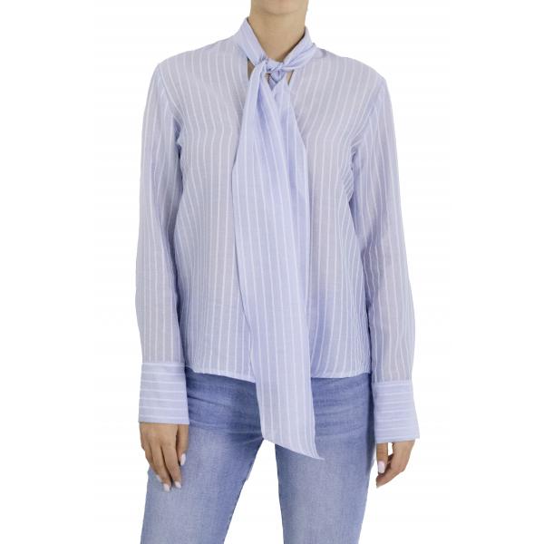 Camicia gessata con fiocco Options
